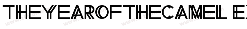 TheYearofTheCamel Ex字体转换